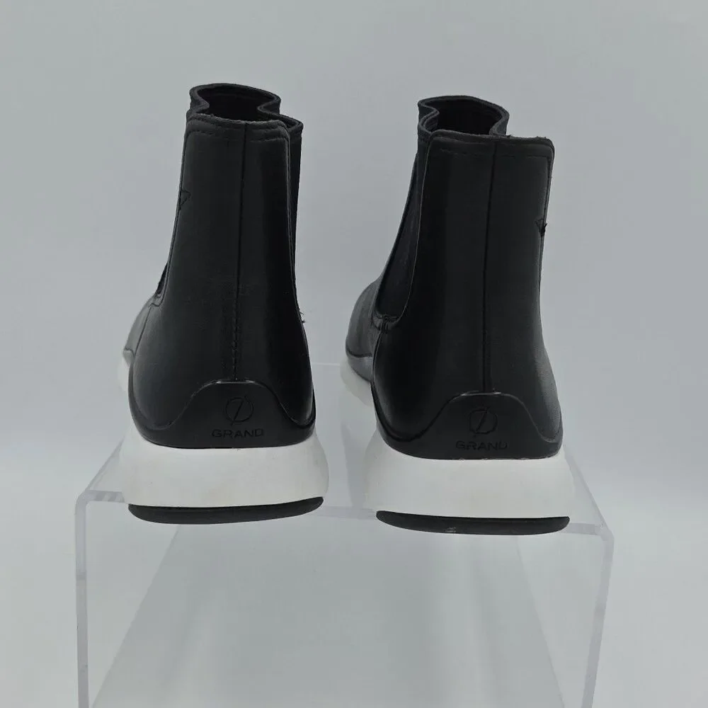 Waterproof Cole Haan 3 Zerogrand Chelsea Black Leather Ankle Boots Size 7B